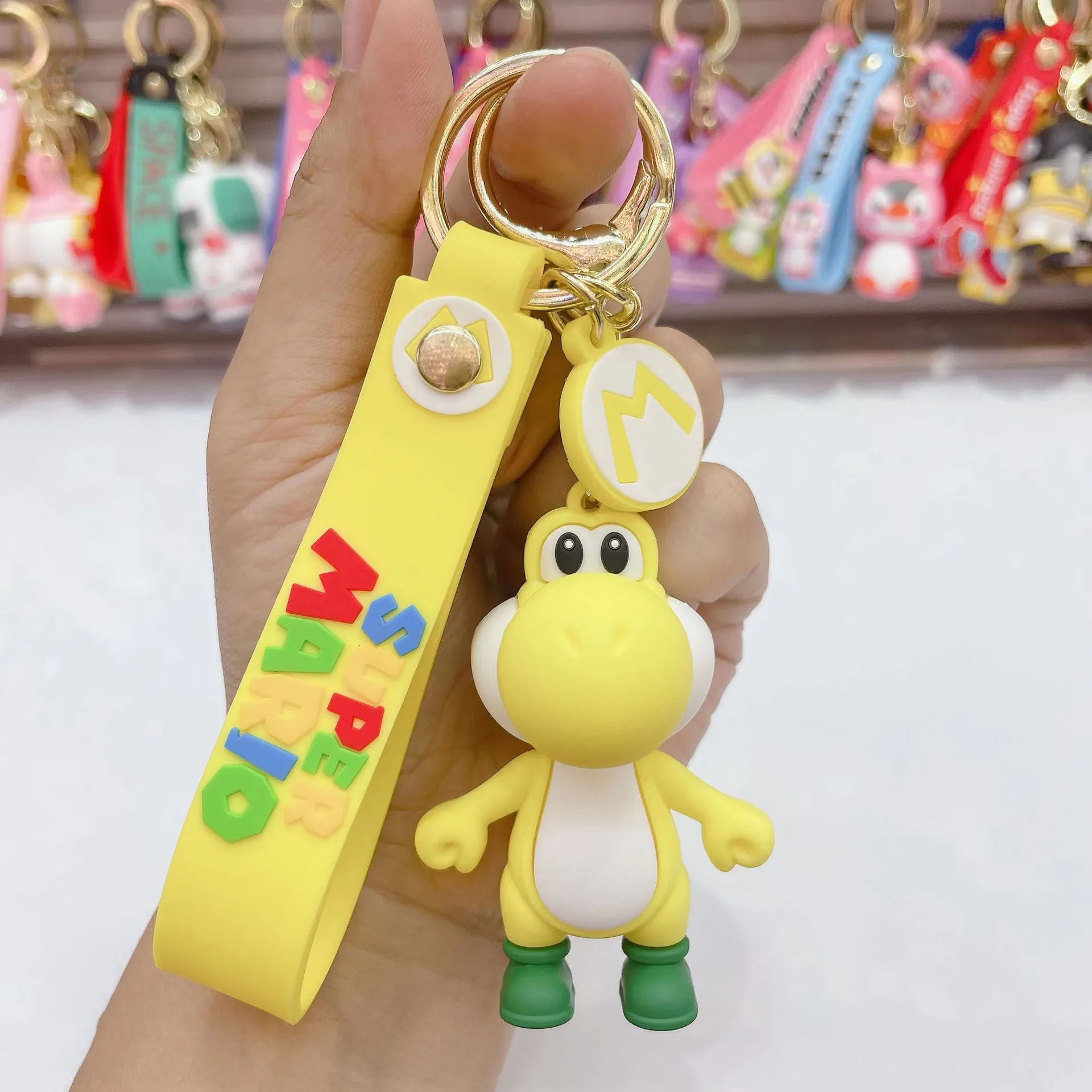 Super Mario Bros. Mario Key Chain Anime Accessories Cute Bag Car Pendant  Dinosaur Doll Couple Good Friend Birthday Gift - Animation  Derivatives/peripheral Products - AliExpress