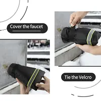 ก๊อกน้ํากลางแจ้งสําหรับฤดูหนาว Freeze ป้องกันก๊อกน้ํา Protector ด้านนอกก๊อกน้ํา Freeze ป้องกัน 8.6 "x 6.3" 4