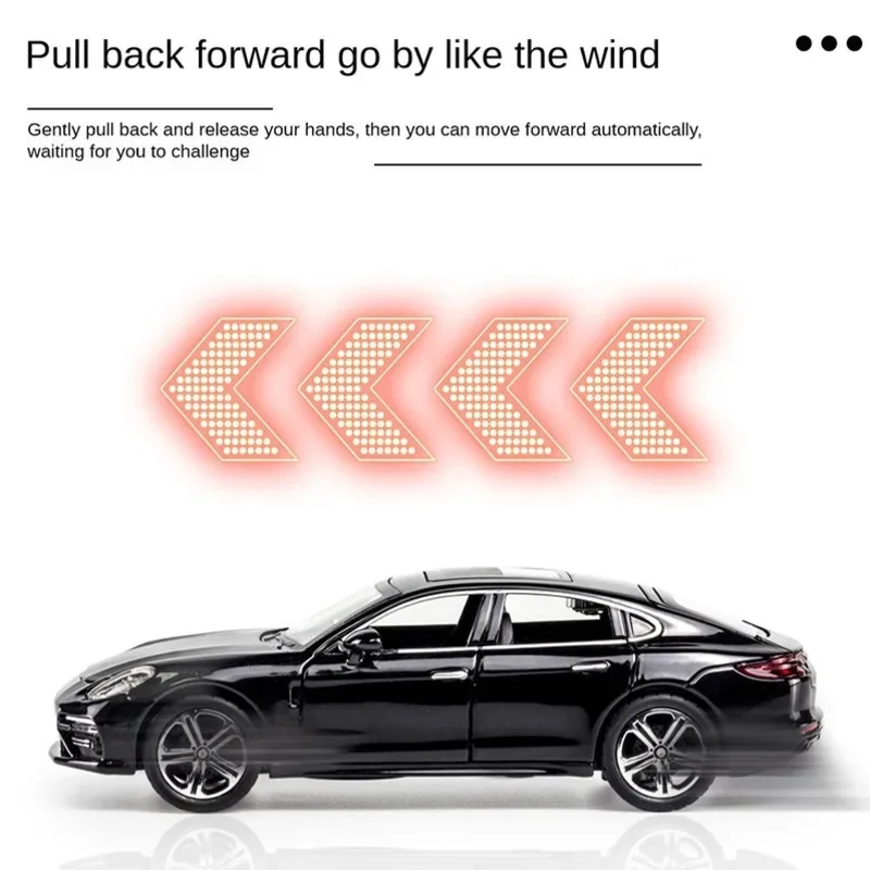 1:32 Porsche Panamera Diecasts Toy Cars Miniature Scale Alloy Simulation Vehicles Car Model Children Birthday Gifts Collection 4