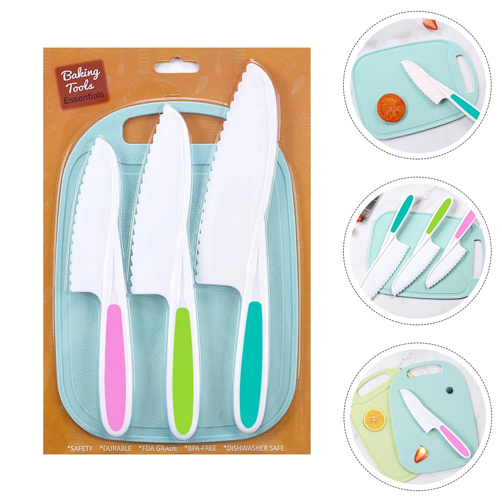 

1 set of Toddler Safe Cutters Vegetable Fruit Kids Funny Kitchen Toys
