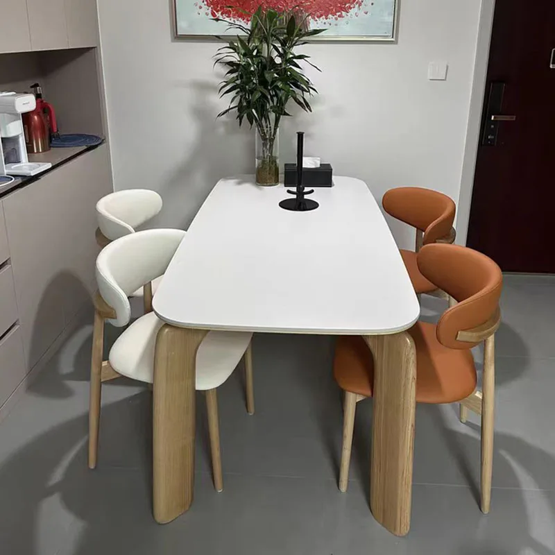 

Hotel Modern Wired Dining Tables Balcony Wall Wooden Design Kitchen Dining Tables Coffee Small Mesa Home Furniture YN50DT2