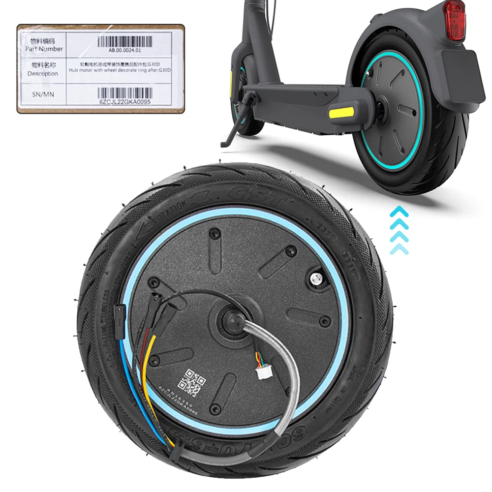 Original Motor For Ninebot Segway Max G30D Electric Scooter 350W 36V 10