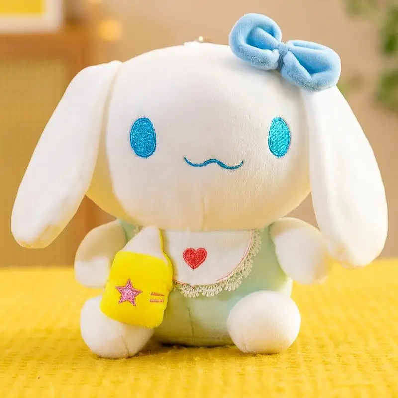 

Подушка Sanrios в стиле аниме Cinnamoroll, мультяшная плюшевая игрушечная кукла, Симпатичные тканевые куклы с ворсом, милый кулон, подарок на день рождения для девочек