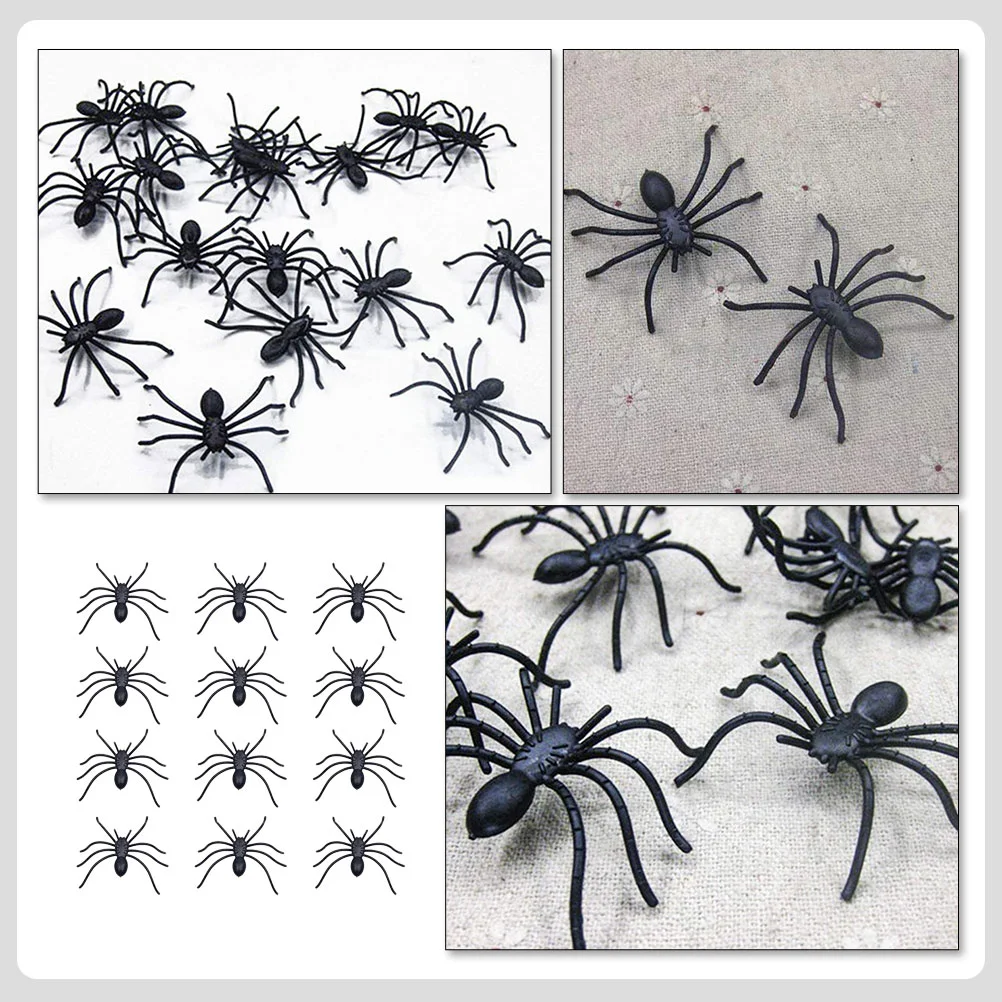Simulation Spider Decorations Plastic Joking Toys Halloween Spiders Child Ghost