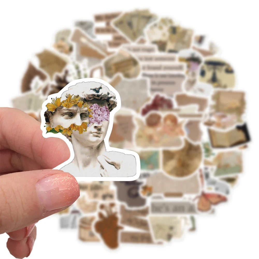 Рисунок 2 - винтажные наклейки-коллажи