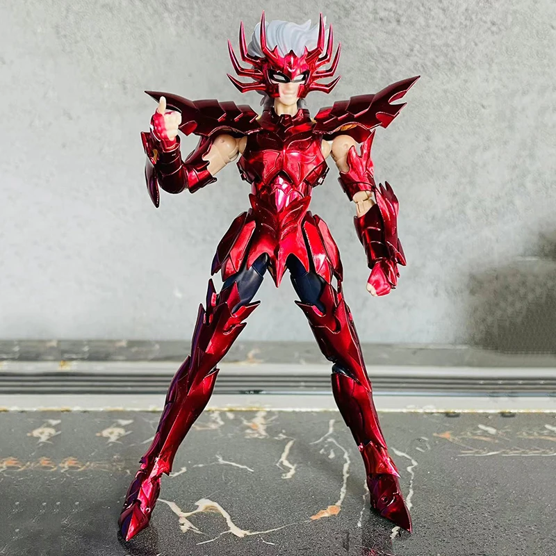 

Jmodel Saint Seiya Myth Cloth EX Deathmask Red Version Hades Specters Surplice Dark Knights of the Zodiac PVC Action Figure