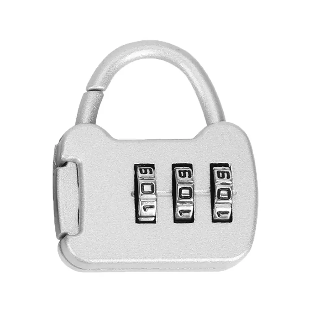 HOT 3-digit Combination Lock Travel Bag Luggage Cabinet Padlock Outdoor Fitness Security Code Lock School Bag Luggage