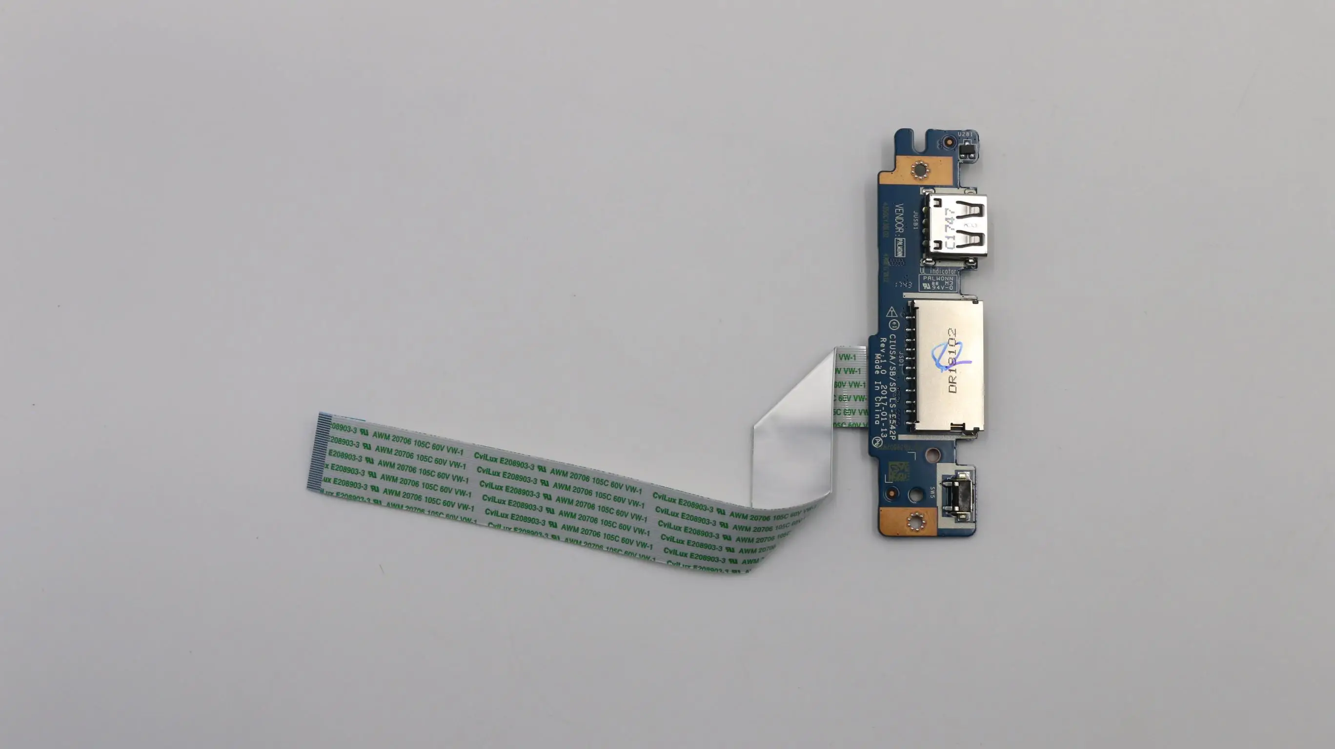 

Новинка для Lenovo IdeaPad 320s-14ikb USB плата с кабелем карты MISC внутренняя фреза 5C50N78342