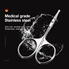 MR.GREEN Facial Hair Scissors Rounded Professional Stainless Steel Mustache Nose Hair Beard Eyebrows Eyelashes Trimming Clippers 5