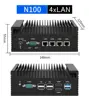 Firewall Appliance Mini PC 12th Gen Intel i3 N305 N100 2.5G Soft Router 4x i226-V LAN DDR5 2*COM Longer Fins Efficient cooling 4