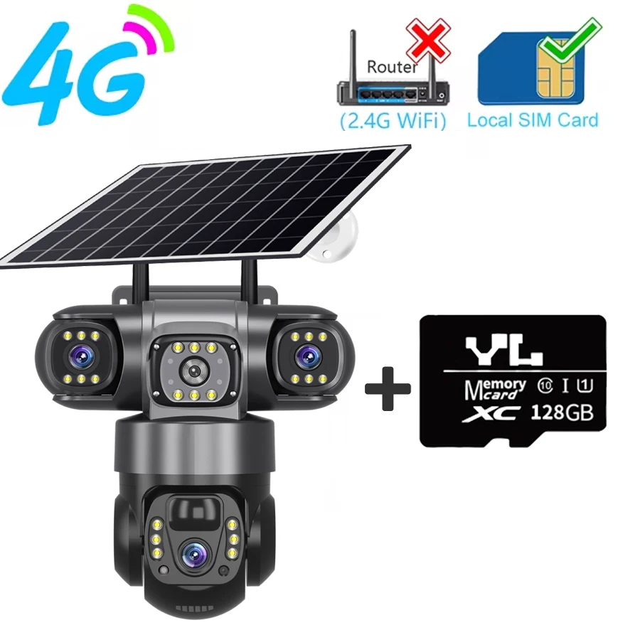 4G Camera 128G Card