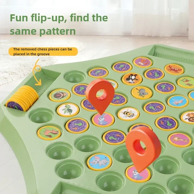 Jeu d'échecs de combat pour enfants, jouet éducatif, entraînement à la Concentration d'observation, jeu interactif Parent-enfant 6