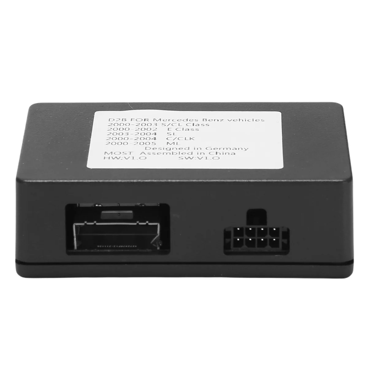 

D2B Digital Data Bus Car Stereo Fiber Optical Radio Decoder Amplifier Adapter Box for Mercedes Benz ML GL R E CLS Class