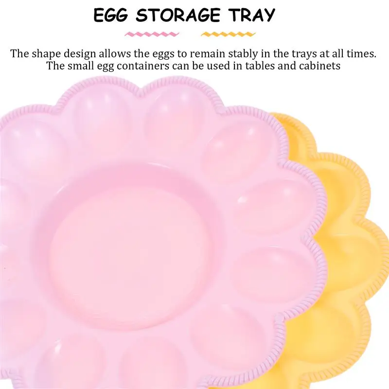 Egg Plate Tray Holder Deviled Serving Storage Container Box Refrigerator Dishorganizer Display Platter Carrier Casekitchen Trays 6