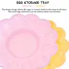 Egg Plate Tray Holder Deviled Serving Storage Container Box Refrigerator Dishorganizer Display Platter Carrier Casekitchen Trays 6