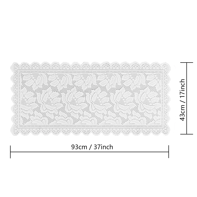 Modern Minimalist Lace Table Runner for Home Decor