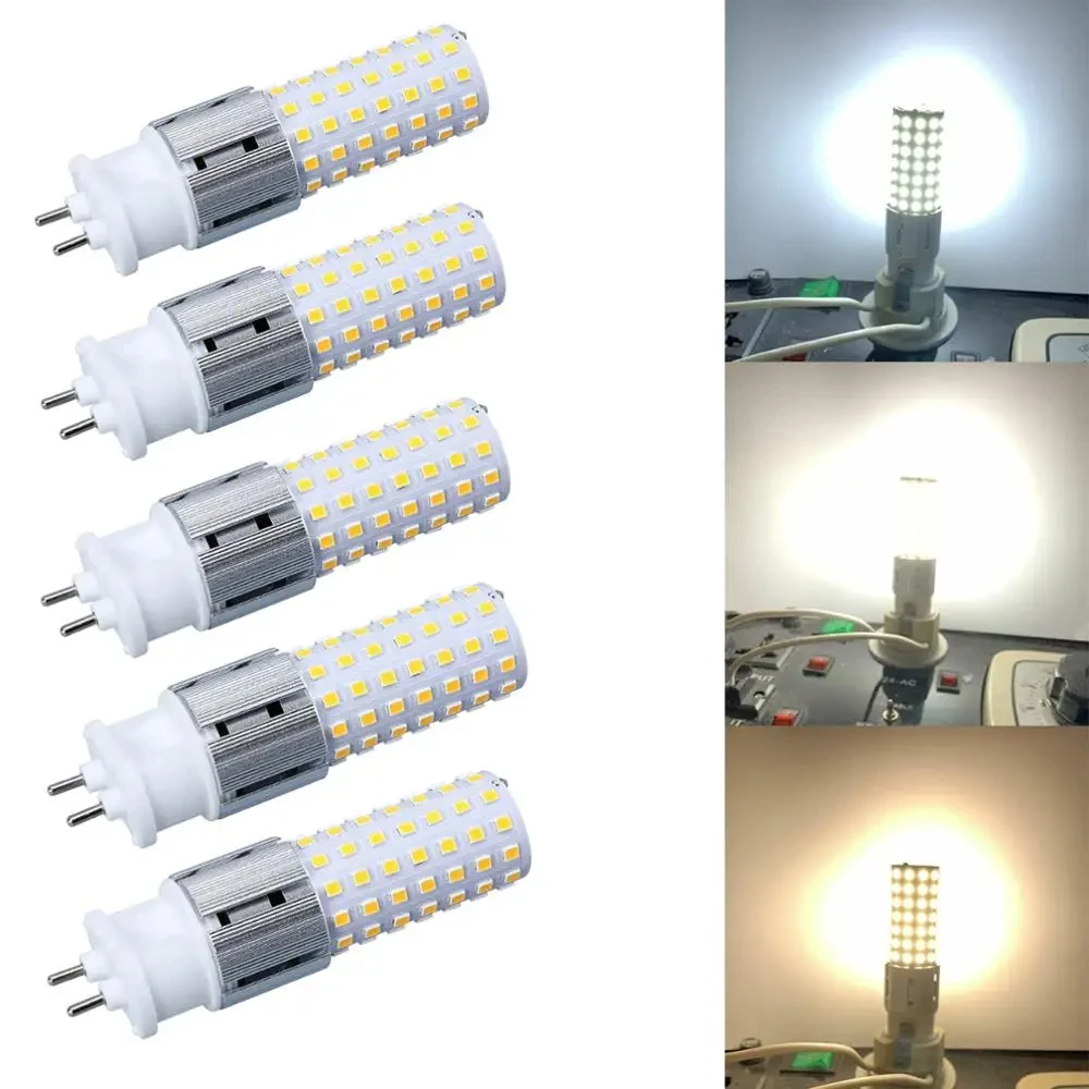 매우 밝은 LED 전구, 할로겐 교체 램프, 옥수수 조명, G12, Lampada Bombillas 2835 SMD 96LED, AC 110V, 220V, 240V, 85V-265V, 15W, 5 개
