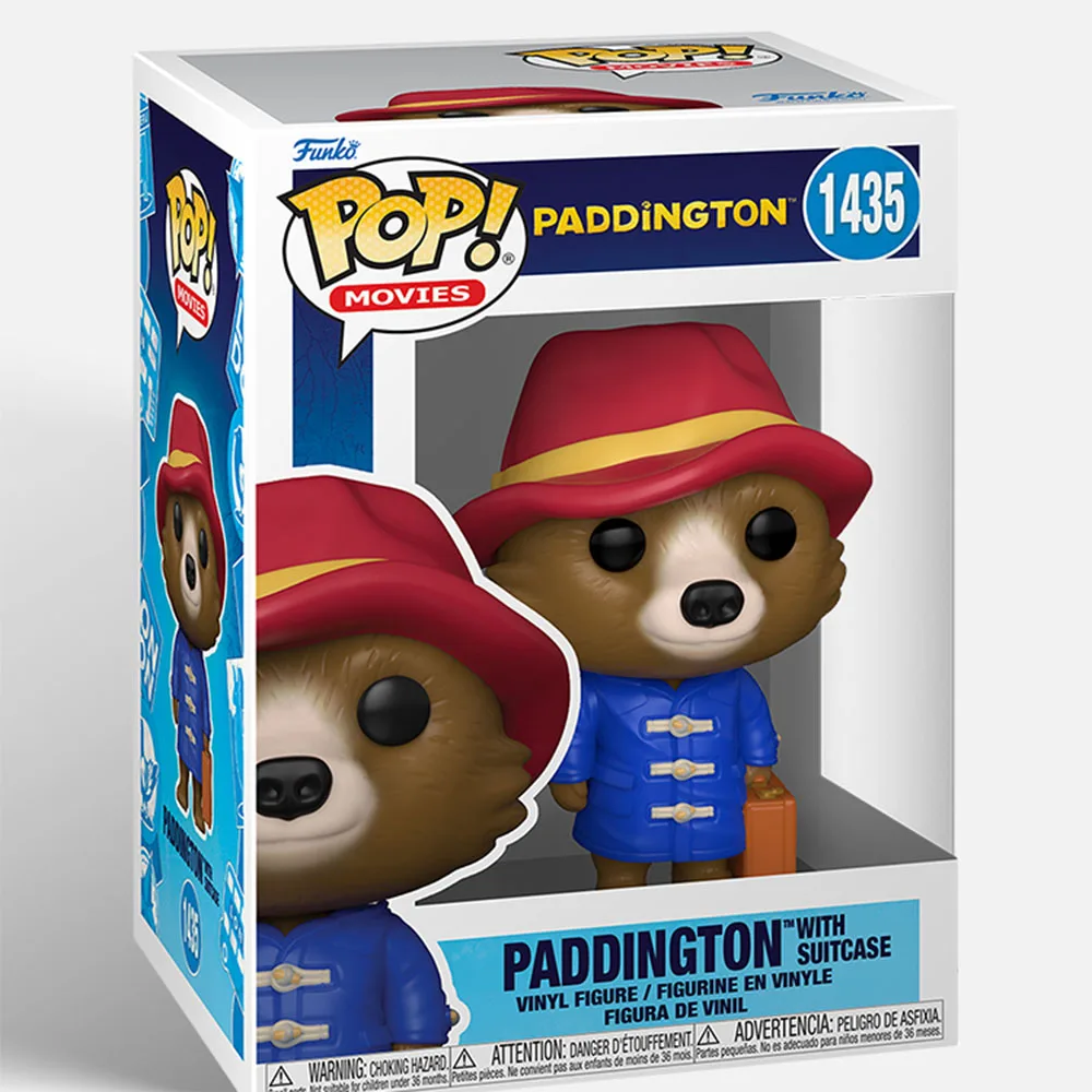 thumbnail image 4 of Funko Pop Paddington con maleta n.º 1435 Figuras de acción de vinilo Muñecas Juguetes para niños, 4 of 5
