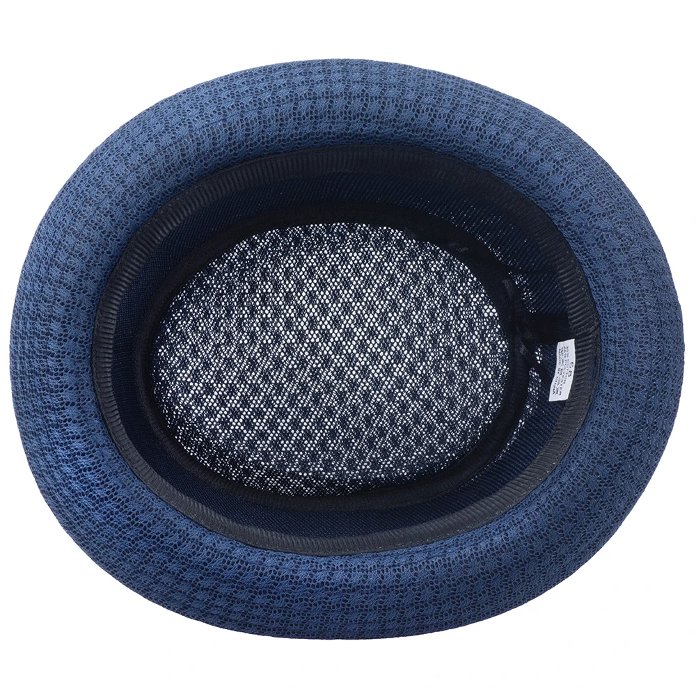 Fedora Hat Women 2Pcs Summer Mesh Pork Pie Hat Beach Party Fedora