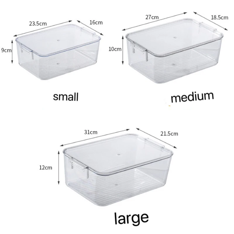 Diwoker Boite de Rangement Frigo Transparent, Empilable