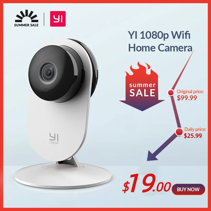 YI 1080p Home Camera Indoor Security Camera Surveillance System with Night Vision for Home/Office Monitor White|home camera|wireless ipcamera wireless - AliExpress