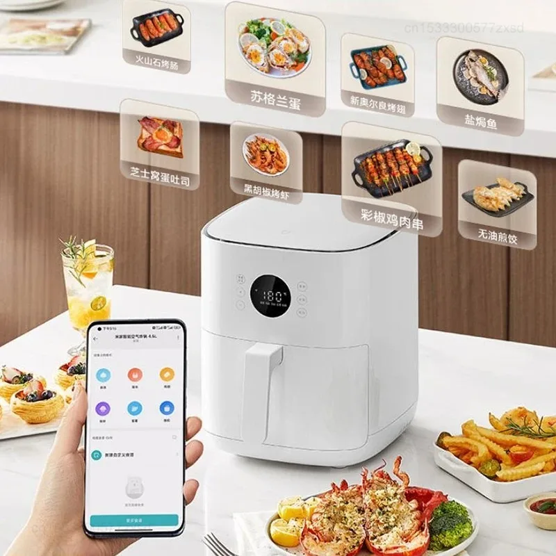 Xiaomi Mijia Air Fryer 4.5L Multifunctional Household Low Oil and Light Fat Fryer Intelligent NTC Electronic Temperature Control for air fryer
