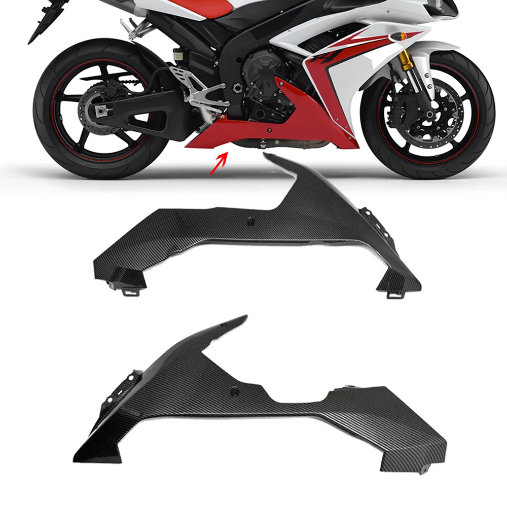 

Для мотоцикла Yamaha YZF R1 YZF-R1 YZFR1 2007 2008 углеродное волокно нижнее дно масляная Передняя панель защитная накладка обтекатель