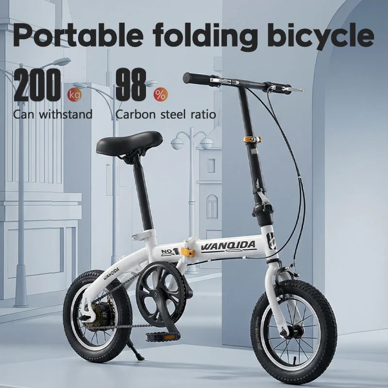 Vélo pliant pour adultes et adolescents, vélo de montagne tout-terrain, léger et portable