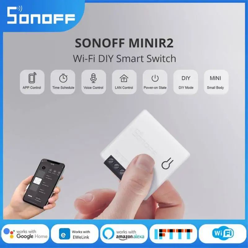 Sonoff Minir2 Interruttore Bidirezionale Mini Wifi Smart Swcith Modulo Wireless Fai Da Te Funziona Con Ewelink Alexa Google Google Alice Smartthings