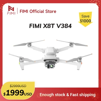FIMI X8T 4k Drone professionale Obiettivo termico a infrarossi Sistema cardanico a tripla fotocamera RokLink 5.0 Trasmissione 20KM GPS Quadcopter