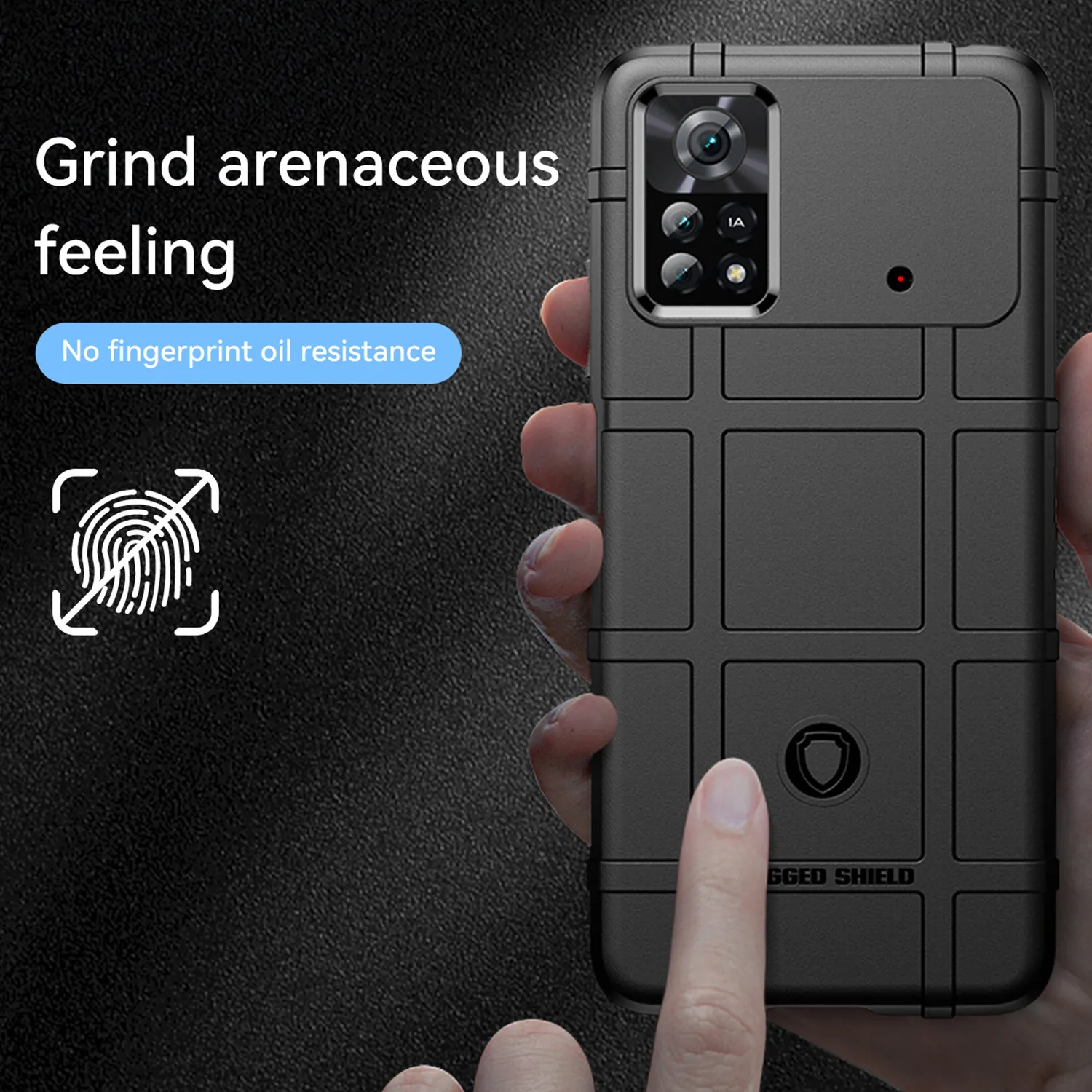 Soft Shield Anti-Knock Matte Back Cover – Enhanced Armor Phone Case