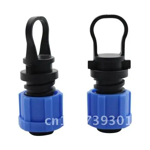 

50 Pcs 5/8" Drip Tape Thread Lock Connector For Agriculture Irrigation Water Hose