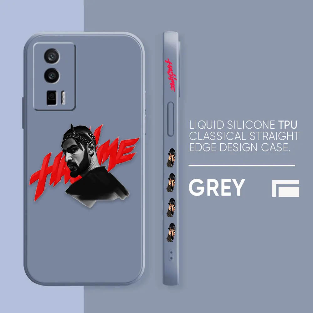thumbnail image 1 of Funda para Redmi K60E K50 K40S K40 K30 K20 10C 9 8A 8 10 Pro 4G 5G Funda de silicona líquida Simple cantantes de Rap Miyagi y Andy Panda, 1 of 5