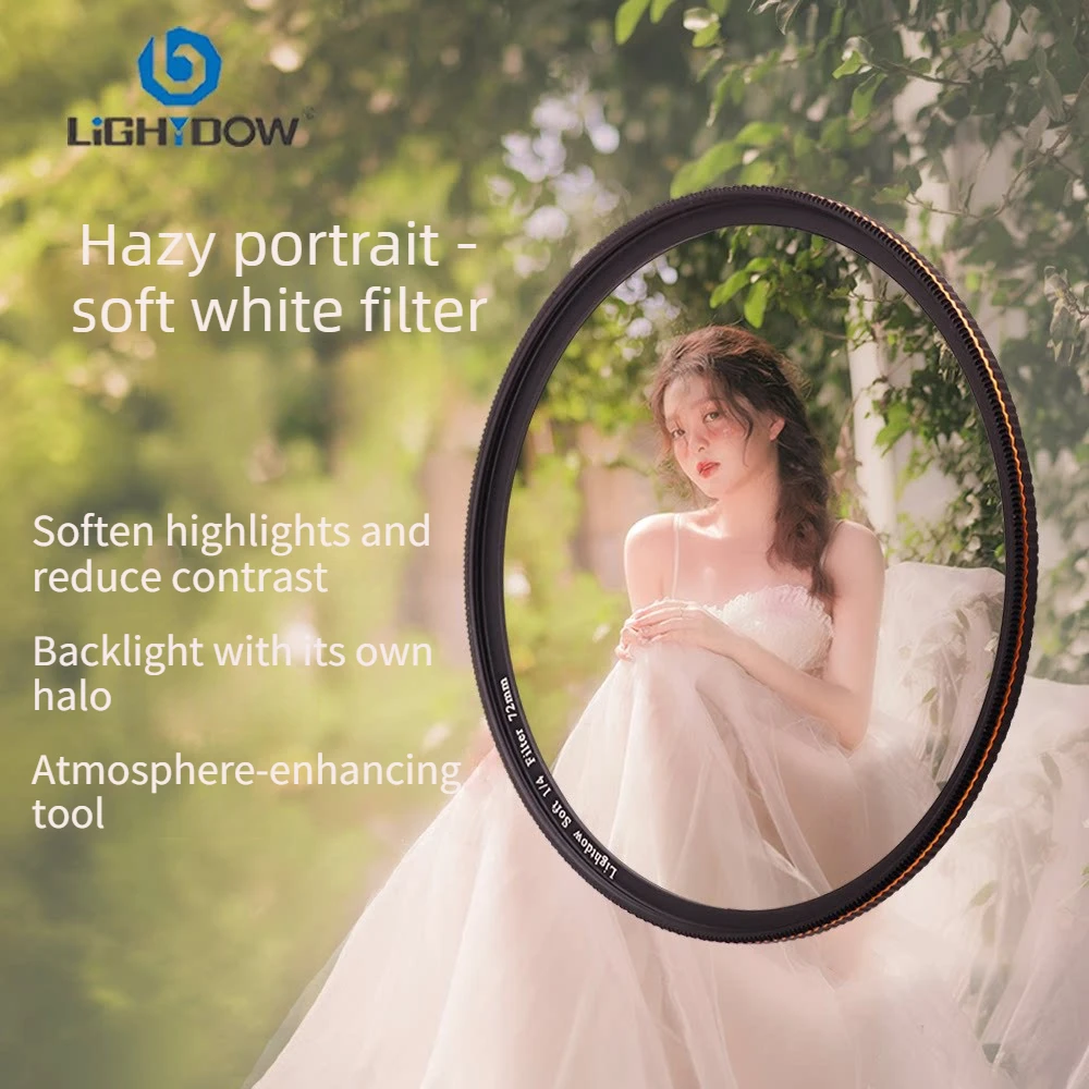 White Soft Lens Filter for Dreamy Cinematic Effects
