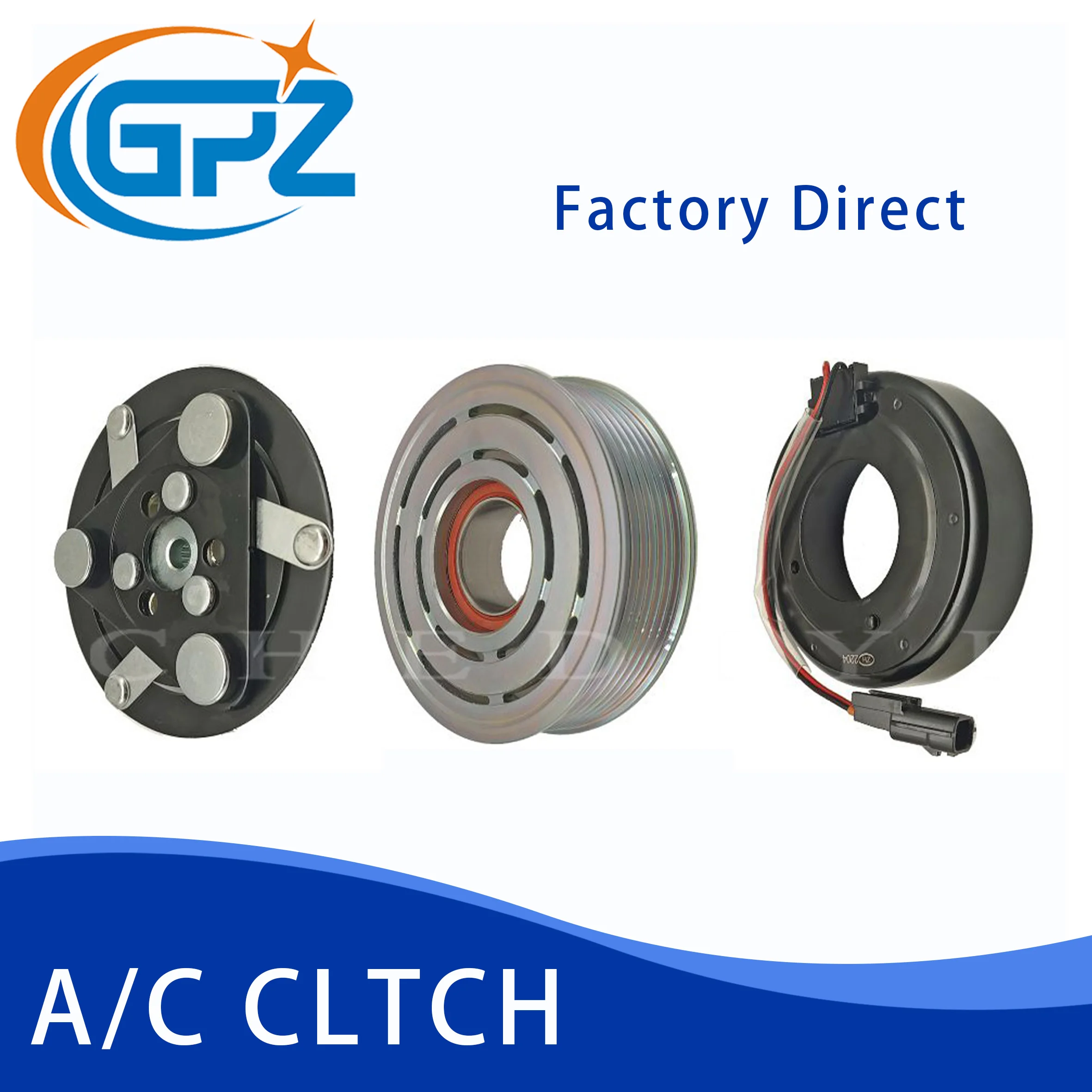 새로운 닛산 실피 7PK (산덴) 12V 119mm 베어링 35 52 20 자동차 에어컨 부품용 AC 컴프레서 클러치