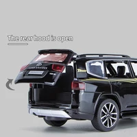 1:32 Toyota LAND CRUlSER LC300 High End Alloy Diecast SUV Off-Road Model Car Sound Light Pull Back Collect Birthday Gift Boy Gir 2