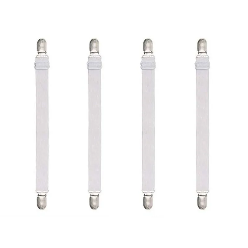 20 clip per reggicalze argentate, 2,5 cm, clip di fissaggio per
