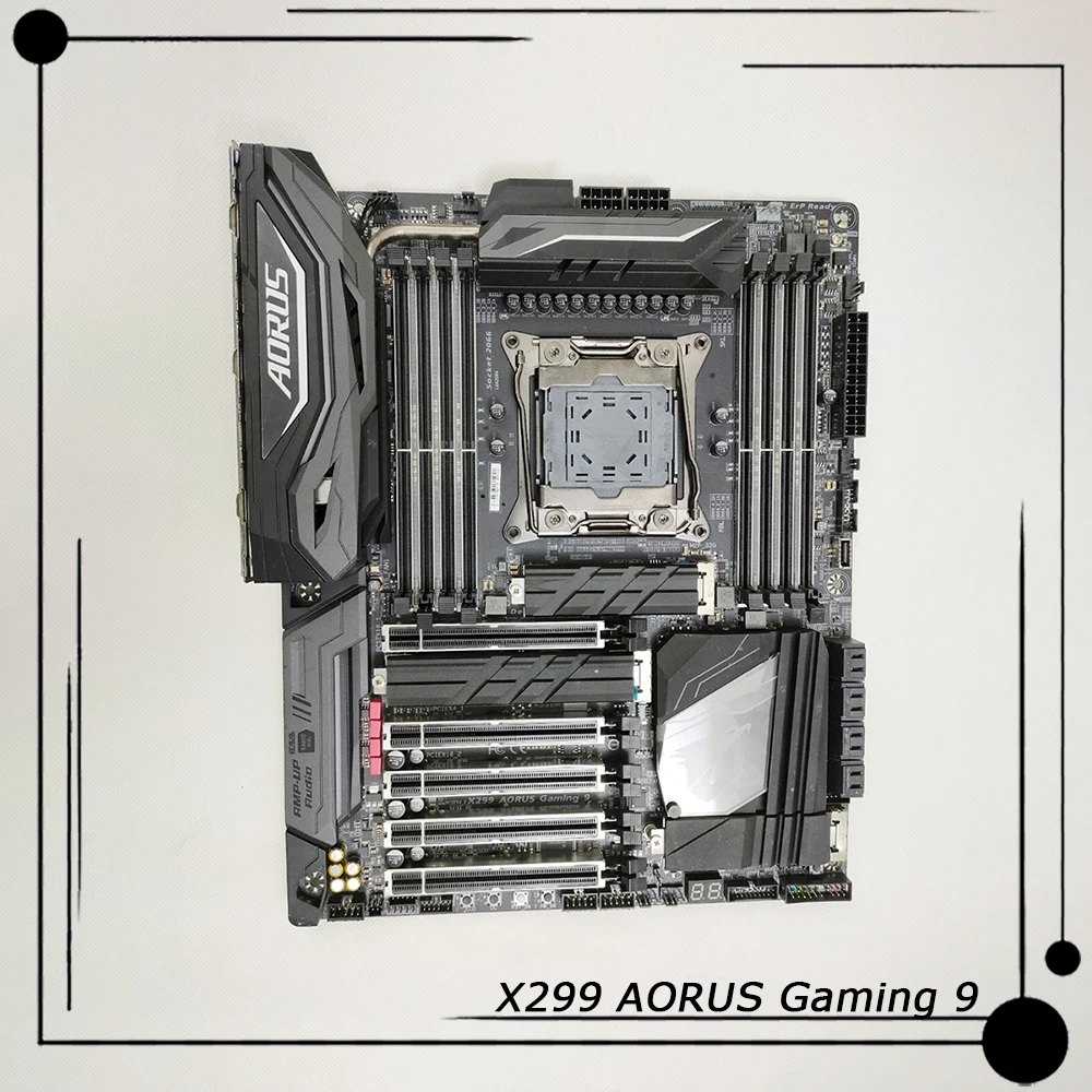 

LGA2066 DDR4 256GB ATX Support Core X-Series Processors Motherboard For Gigabyte X299 AORUS Gaming 9