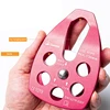 30KN Climbing Rope Pulley Certificated Climbing Rescuing Mountaineering Rigging Swing Sheave Rescue Work at Heights Pulley 2