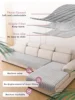 L-shaped Corner Flannel Sofa Cover Universal Living Room Sofa Cover 3