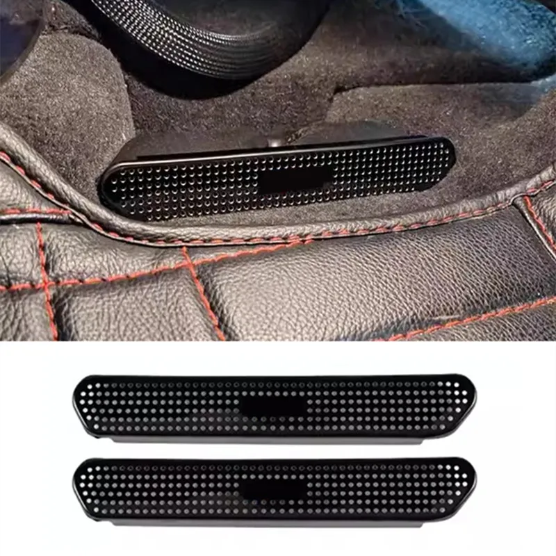 

Car Seat Under Vent Dust Cover Air Conditioner Vent stainless steels Cover For BMW X4 G02 2018-2023 Auto Accessories