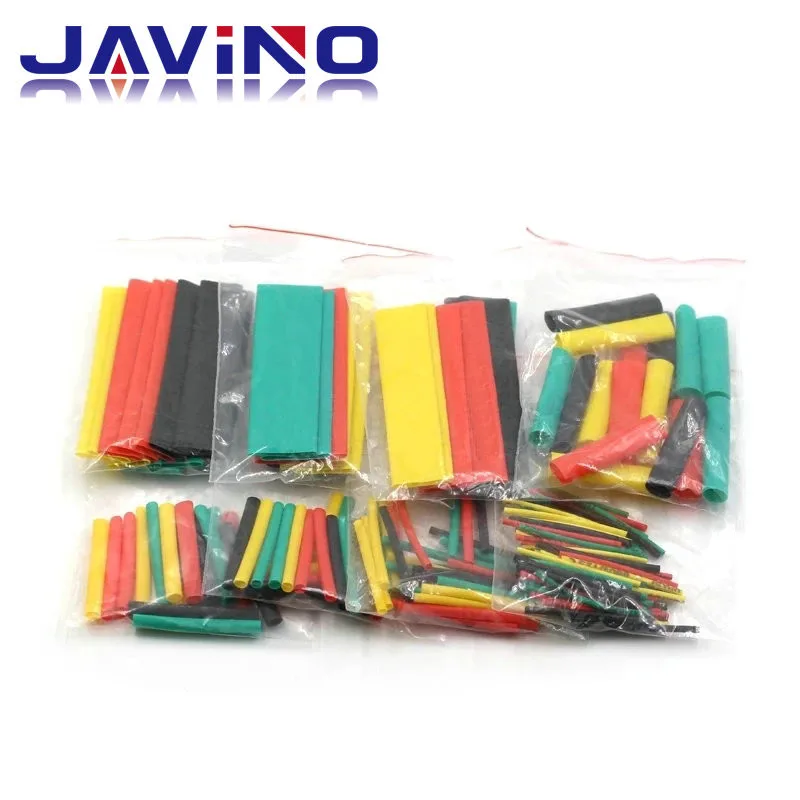 Heat Shrink Tubing 164pcs Set Polyolefin Shrinking Assorted Heat Shrink Tube Wire Cable Insulated Sleeving Tubing Set