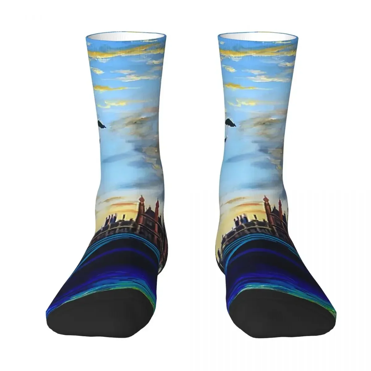 

All Seasons Crew Stockings Mary Poppins Returns To London Socks Harajuku Funny Long Socks Accessories for Men Women Gifts
