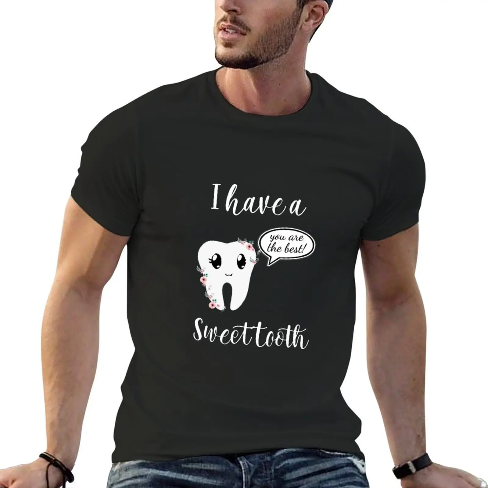 

Футболка Sweettooth Dental Design, аниме одежда, таможенный дизайн для ваших собственных мальчиков, мужская одежда с принтом животных