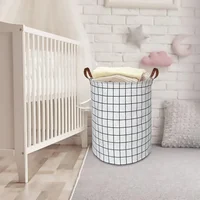 1pc Dirty Clothes Basket Laundry Basket Portable for Toy Clothing Storage Bucket Waterproof Laundry Organizer 4
