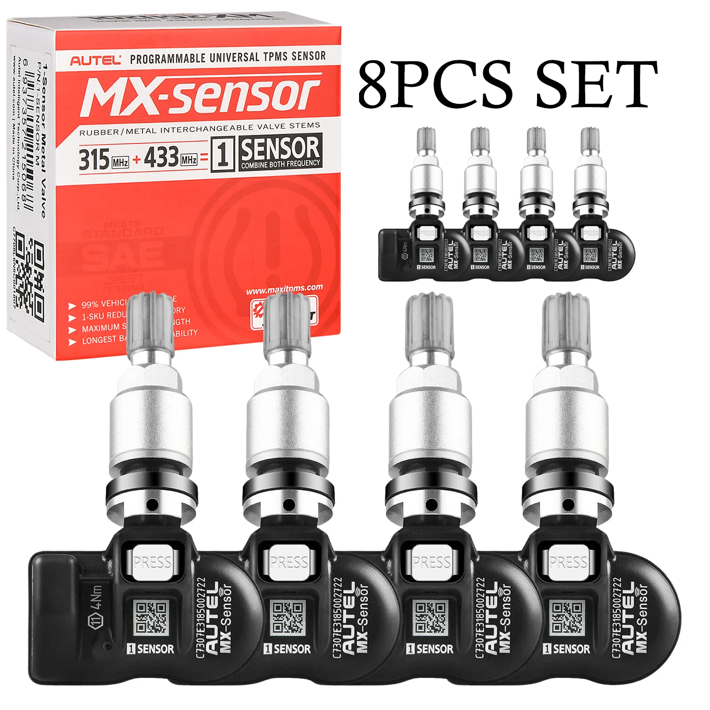 8pcs Metal Valve