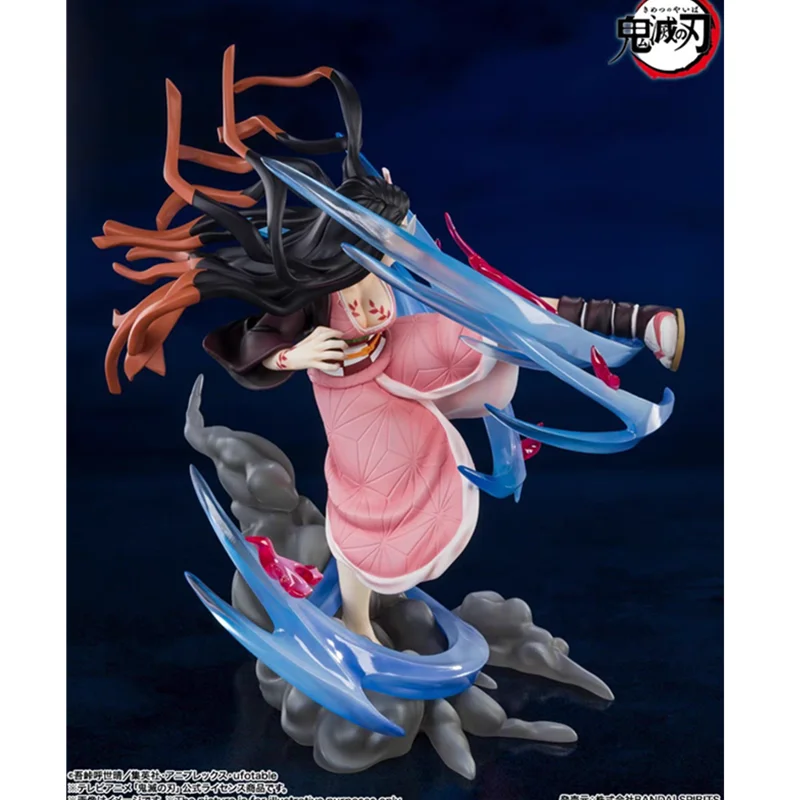 

20CM Original Anime Demon Slayer Figure ZERO Kamado Nezuko Phantom In Progress PVC Model Desktop Figurine Collection Gift