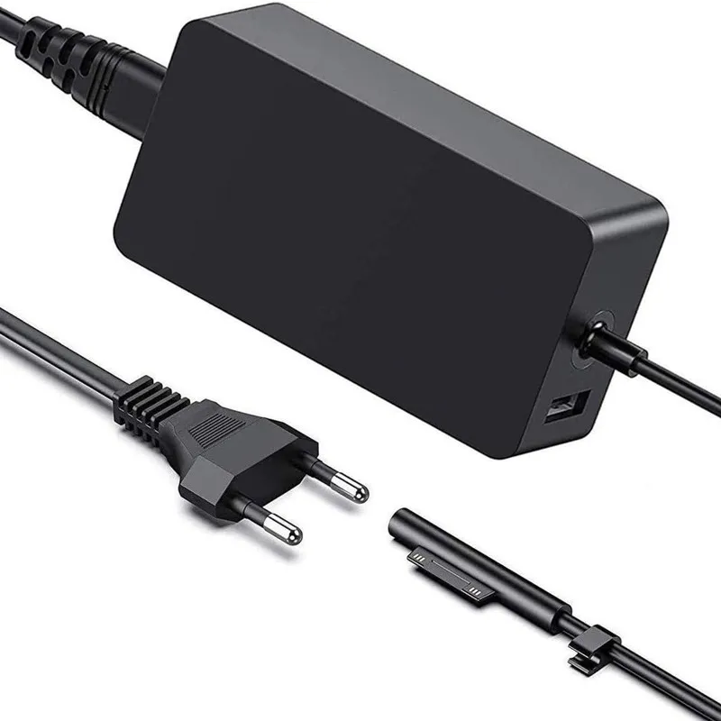 15V 2.58A 44W For Microsoft NEW Surface Pro5 Pro6 Laptop12 Power Adapter 1796 1769 1800 Charger 5V 1A
