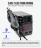 JCD 760W SMD Soldering Station Quick Heat 2 in 1 Heat Gun Soldering Iron LCD Display BGA Rework Welding Station Repair Tool 8202 4