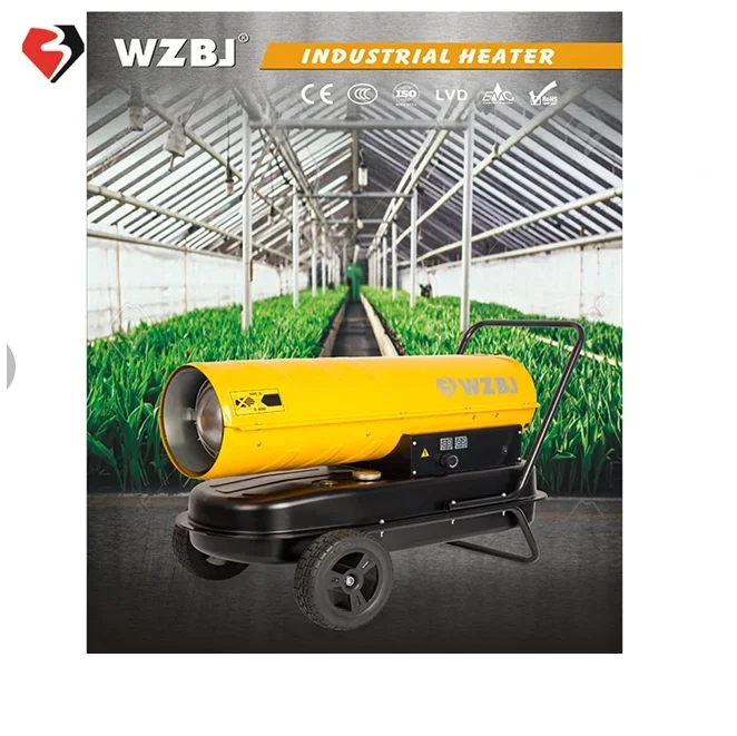 50kw Industrial Diesel Kerosene Air Heaters For Greenhouse 5